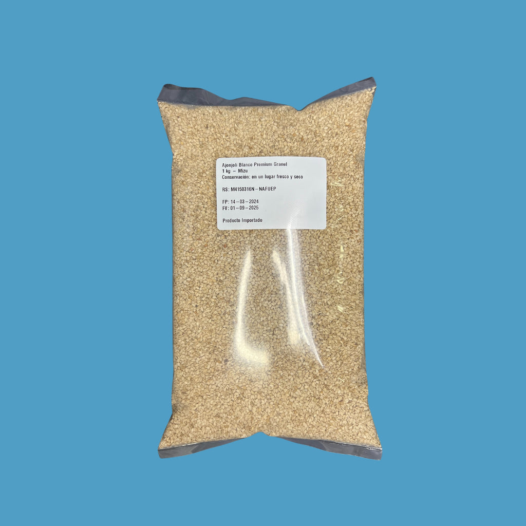 Ajonjolí Blanco Mizu Bolsa x 1 kg