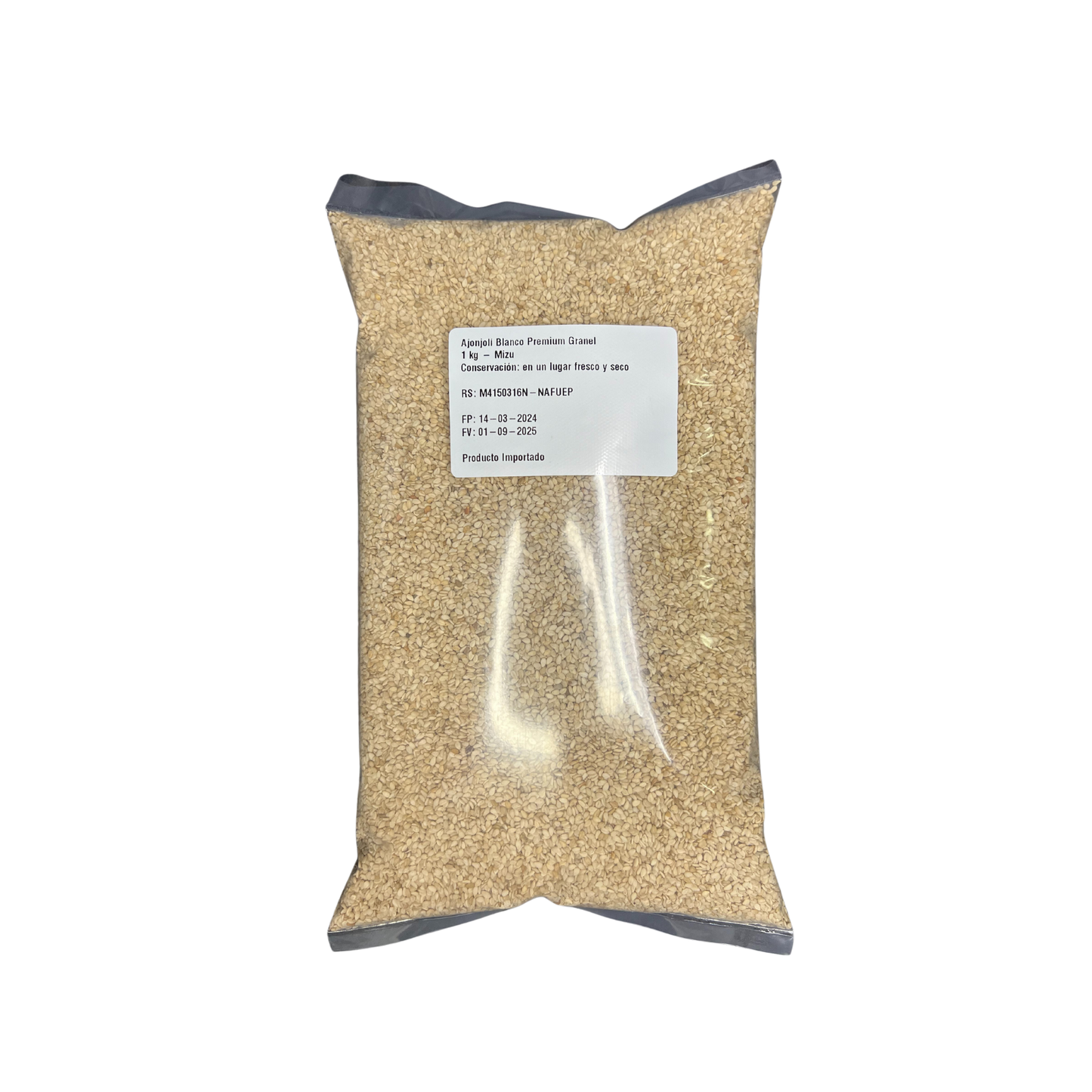 Ajonjolí Blanco Mizu Bolsa x 1 kg