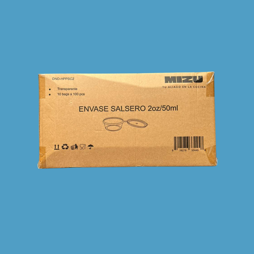 Envase Salsero 2 Oz Caja x 10 bolsas x 100 und